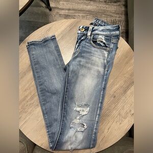 American Eagle Boho Artist Skinny Jeans